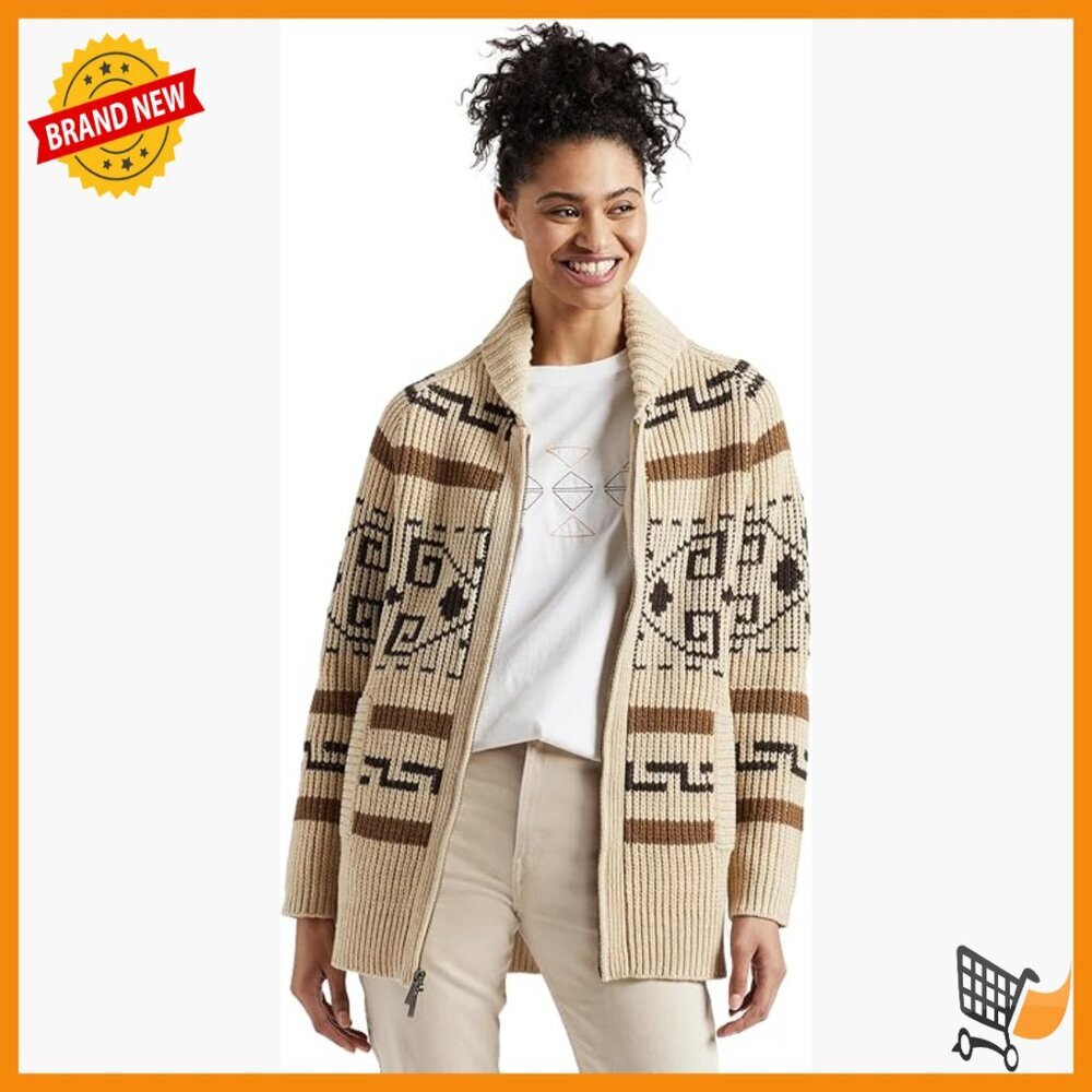 Heavy Cable Knit Cardigan, 100% Virgin Wool, Relaxed Fit, Winter Sweater